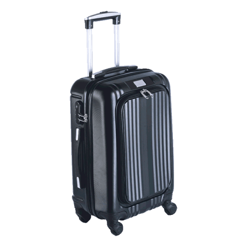 BB0214 - Hard Shell Luggage Bag With Front Pocket