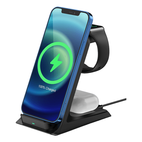 Snug 3 In 1 Wireless Charger Stand 15W