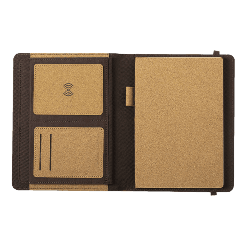 Toskan Notebook With Wireless Charger