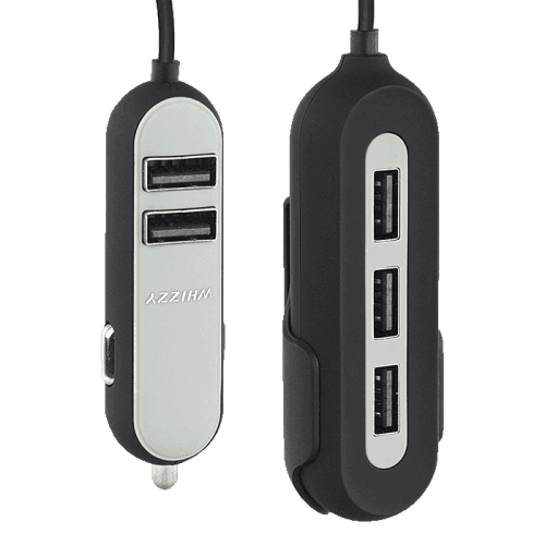 BE0133 - Whizzy 5 Port USB Car Charger