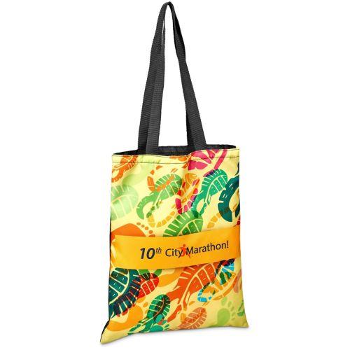 Pre-Printed Sample Hoppla Mall Shopper With Front Panel Branding