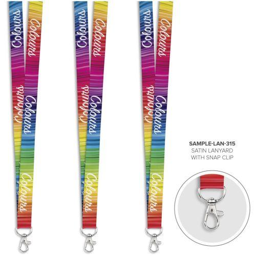 Satin Pre-branded Lanyard- Sample