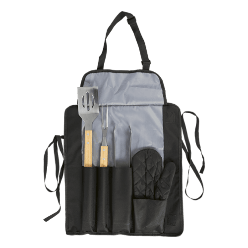 Apron With Bbq Set