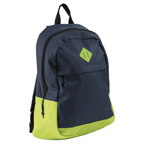 BB7945 - 600D Backpack With Zippered Front Pocket