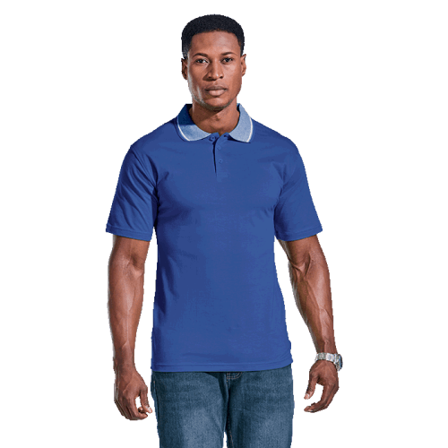 Mens Jacquard Collar Golfer (GO170B)