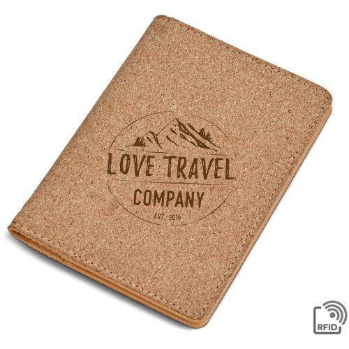 Okiyo Bouken Cork Passport Holder