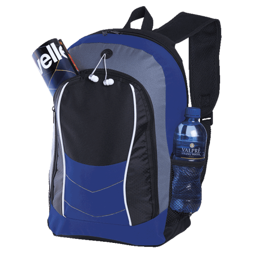 BB0163 - Arrow Design Backpack with Front Flap