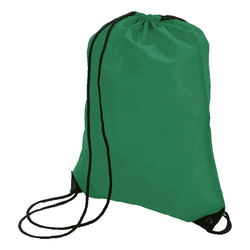 BB7097 - Drawstring Bag With Black Corners