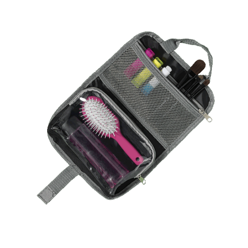 BB7667 - Toiletry Bag with Dual Zippered Compartments
