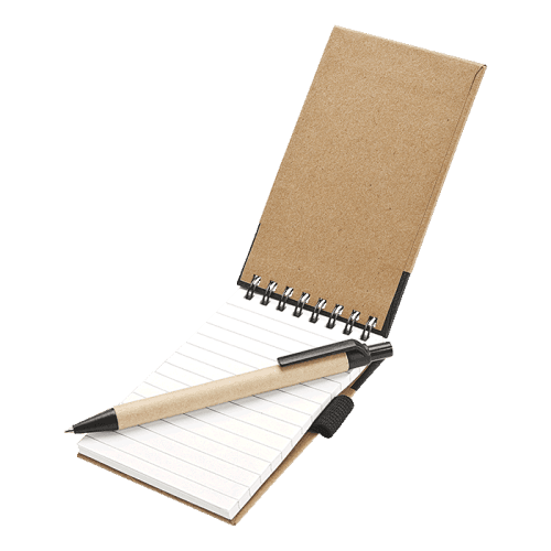 BF0005 - Recycled Jotter Pad and Pen