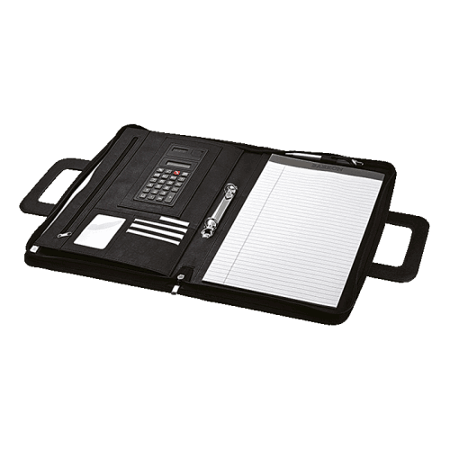 BF0018 - Zippered Binder with Extending Carry Handle