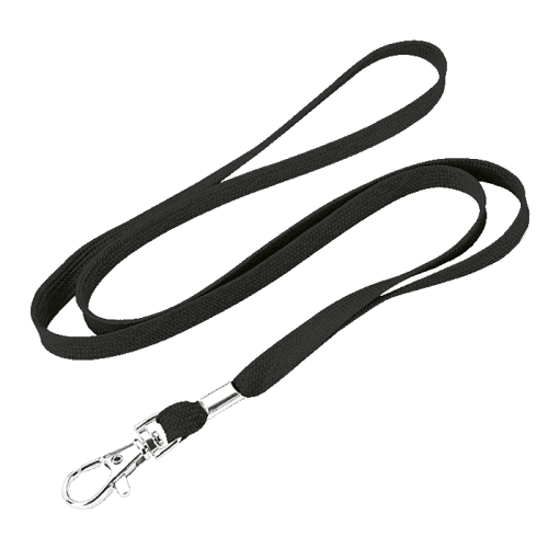 BK0012 - Woven Lanyard with Metal Clip