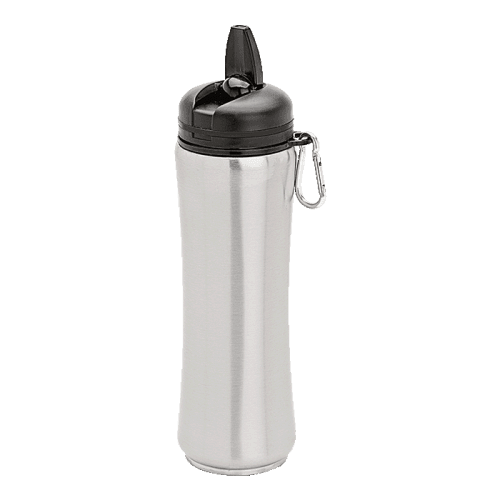 BW0010 - 750ml Stainless Steel Bottle with Carabiner