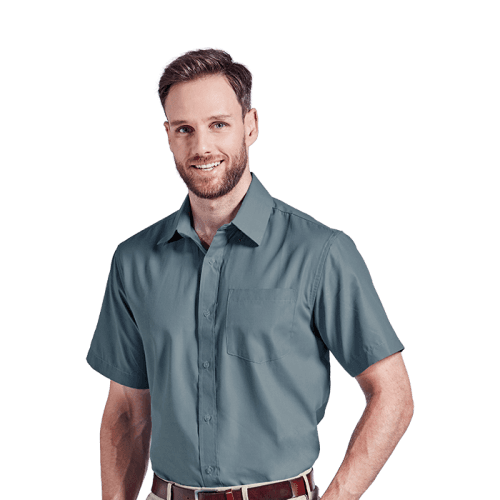 Mens Easy Care Lounge Shirt Short Sleeve (LO-EAS)