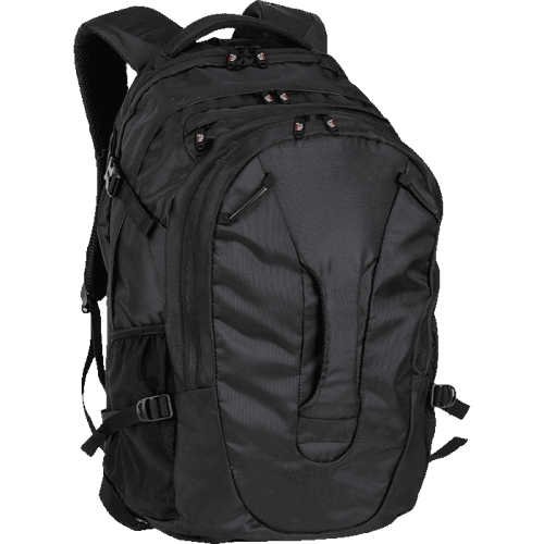 IND123 - Executive Backpack With Front Carry Handle